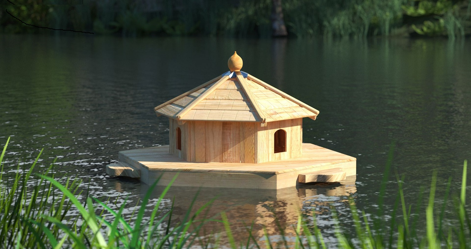 Duck Huts .. floating is optional !!! 